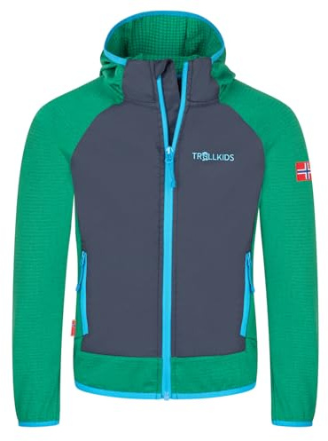 Trollkids Kids Seiland Jacket 122, Jungle Green