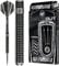 WINMAU Blackout 24g Profi Wolfram Steeltip Dartpfeile Set mit Flights und Schäfte