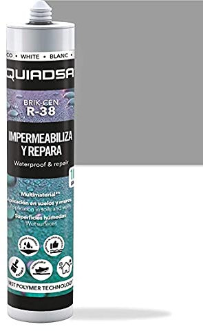 Quiadsa 8425608307214 Membrana Aislante, Gris, 290 ml