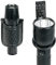 TAFTACFR Compact Flashlight Holder(Open Top)+ Flashlight Ring Strap Holder Hold Mag Lite and Other D/C Cell Flashlights(Basketweave Hidden Snap)