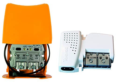 Kit Amplificador 28 dB + Fuente de alimentación 24V 2 Salidas. Segundo dividendo Digital 5G