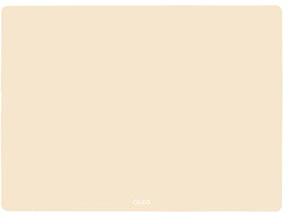 OLGS Silikonmatte 40x30 cm für Baby | Silikon Unterlage Tischmatte, Bastelmatte | Tischset Rutschfestes Platzset Abwaschbar Cream Beige | Knetunterlage Spülmaschinenfeste Platzdeckchen für Kleinkinder