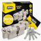 GERCAR Pro+, lot de 2 cylindres de serrure à bouton, à fermeture identique 30/30, cylindre de fermeture N+G avec bouton, serrure de porte avec protection anti-perçage, 10 clés, code, 60 mm, A:30 B:30