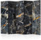 murando Akusticher Raumteiler Betonoptik Foto Paravent 225x172 cm beidseitig auf Vlies-Leinwand Bedruckt Akustikschaum Trennwand Spanische Wand Sichtschutz Home Office Beton Steinoptik f-C-0234-z-c