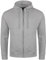 Adults Unisex Mens Ladies Full Zip Hoodies Womens Fleece Sweatshirt Plain Top (Grey, X Large)