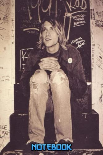 Notebook : Kurt Cobain Notebook 100 Pages Lined Pages Journal For Home, Work , Students and Teens #415