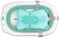 VA-Cerulean Badewanne Faltbare mit Abnehmbarem Kissen,Grün,Platzsparend,Utschfest,Kunststoffbadewanne,Reisebadewanne,Klappbadewanne für Baby,Neugeborene,Kinder von 0-8 Jahre