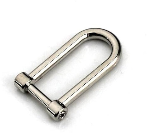 1 Stück Legierung Heftklammern Karabiner D Schleife Schäkel Leder Canvas Tasche Gürtel Fob Schlüsselanhänger Schlüsselanhänger Haken Schraubgelenk Verbinder Schnalle