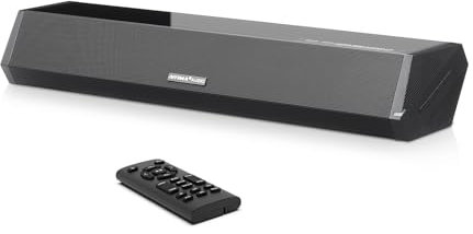 AIYIMA S03 Bluetooth5.0 Soundbar Speaker HiFi Stereo Surround 25Wx2 DSP Audio Processore per TV Home Theater (ingresso OPT/AUX/USB/HDMI/BT)