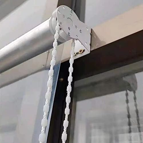 FENGSHOUU Transparentes Rollo,PVC-Kunststoff-wasserdichte-Fenster-Rollos,Wärmeisoliert,Staubdicht,Regenfester Vorhang,für Outdoor,Balkon,Terrassen,Tür,Büro,Rezeption,Breite x Höhe (140x240cm)