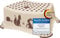 KiNDERWELT Premium Tritthocker für Kinder und Babys, Forest Design in Beige, Tritthocker Stufe für Kleinkinder ab 18 Monaten, abwischbar, rutschfest und BPA-frei