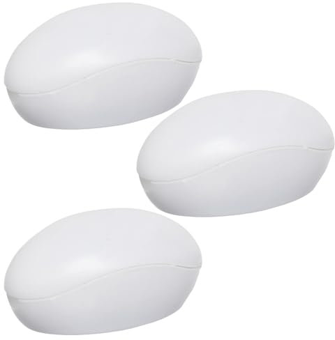XdealCozyxc 3PCS Durable Egg Shape Foot Grinder for Dry Skin Remover Feet