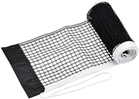 MWUMRCM Filet de Tennis de Table, Filet Ping Pong Filet de Ping Pong Pliable 180 * 15cm Noir Filet de Tennis de Table pour Table Pliable la Compétition l'entraînement