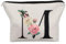Trousse de Maquillage Personnalisée A-Z, Personnalisée Sac Cosmétique A-Z Makeup Bag, Sac De CosméTiques Cadeaux, Pochette à Maquillage avec Lettres pour Femme Maman Soeur Amie Demoiselle Mariée, M