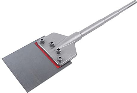 Floor Scraper Remover Chisel 6 Inch Wall Tile Scraper Spatula Renovation Tool with Long Handle, SDS-Max Floor Scraper for Removal of Tile & Floor Adhesive, Linoleum, Plywood, Wall Surface Powder