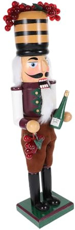 COLLBATH Weihnachts Nussknacker als Tischdekoration mit Verschleißfestigkeit Einfachem Stil für Festliche Wohnraumdekoration zu Weihnachten