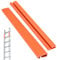 Ladder Stabilizer for Gutters & Roof, Ladder Guard Ladder Safety Covers Fits Extension Ladders with 1” Wide Offset “T”, Anti-Slip Scratch Protection Ladder Bumper Ladder Corner Protector