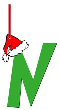 Weihnachtsdeko Lustig Weihnachts-Holzbuchstaben mit 26 Buchstaben, Christbaumschmuck Ausgefallen Weihnachts-Anfangsornamente Holz A bis Z Ornament-Buchstaben Besondere Weihnachtsdeko