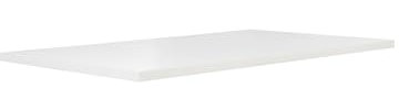möbelando Tischplatte >Tables< in der Farbe Weiss 160x90x3,8cm, Welcher aus Einer Spanplatte hergestellt Wird und EIN Gewicht von 30,7 Kg hat. Die Tischplatte Wird einzelnd geliefert.