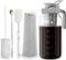 Cafultgo Cafetière à froid, pichet en verre de 800ML, filtre en acier inoxydable, couvercle hermétique,Cuillère et tasse brosse (32OZ Black)