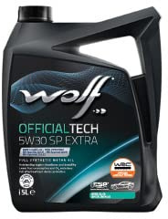 Wolf - Huile Moteur OFFICIALTECH 5W30 SP Extra - Bidon de 5 litres - 1049360