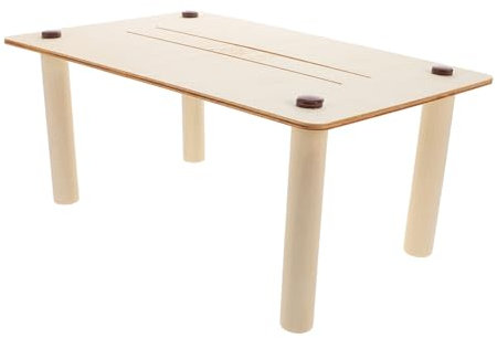 Warmhm Kampftisch holzspielzeug interaktives brettspiel spieltisch für Hamstersand kleintierlebensraum Plattform Tischspiele für Erwachsene hölzern Beige