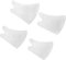 Gadpiparty 1 Satz 4 Stück Masken Vorlagen Nähwerkzeuge Atmungsaktiv Zubehör Für Gesichtsmasken Schablone Zum Nähen Von Masken Kits Zur Maskenherstellung Masken-vorlage Maske Diy-vorlage Acryl