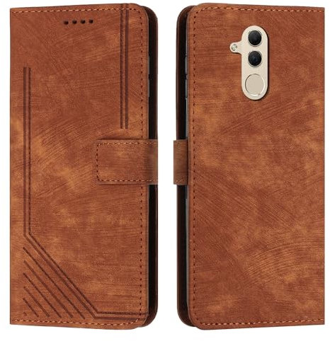 Custodia a libro per smartphone Compatibile con Huawei Mate 20 Lite Custodia Compatible with telefono con cinturino da polso Portafoglio Custodia Compatible with telefono Custodia Compatible with slot