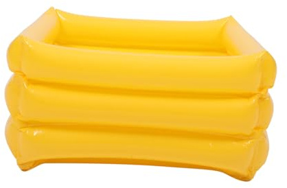 PLAFOPE Aufblasbares Faltbares Fußwaschbecken Pvc Tragbar Camping Fußbad Wasserbecken für Outdoor Reisewanne