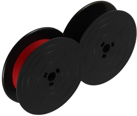 Angoily Farbband Schreibmaschine Doppelspule Rot Schwarz Vintage Typenrad Ersatz Kompatibel Flying Fish Lang Präzises Drucken Langlebig Altmodisch