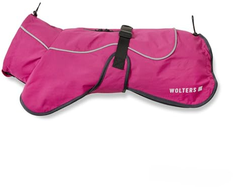 Wolters Hundejacke Cape Drizzle | Ganzjahresjacke für Hunde in der Farbe Magenta | Größe 60 (Rückenlänge 58-60 cm)
