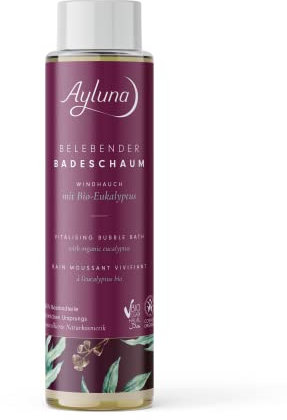 Ayluna Naturkosmetik Belebender Badeschaum Windhauch mit Bio-Eukalyptus 400 ml
