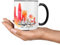 Sunnywall Los Angeles Stadt Städte-tasse Skyline Tasse mug cup Kaffeetasse gratis Geschenkkarte (Los Angeles Tasse)