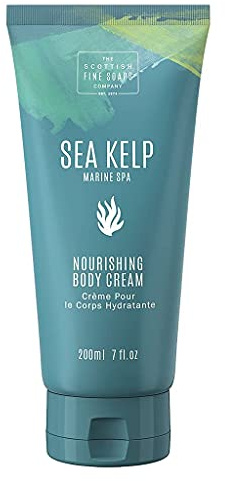 Scottish Fine Soaps - Sea Kelp Marine Spa Nourishing Body Cream - With Shea Butter, Sweet Almond Oil and Jojoba - Sensitive Formula - Vegan Friendly - 200ml