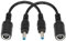 AAOTOKK Cavo Alimentazione Laptop DC 7,4 mm x 5,0 mm Femmina a 4,5 mm x 3,0 mm Maschio Connettore Ricarica Cavo del Convertitore di Alimentazione Jack CC per HP Cavo Ricambio Notebook(15,8 cm/2 Pezzi)