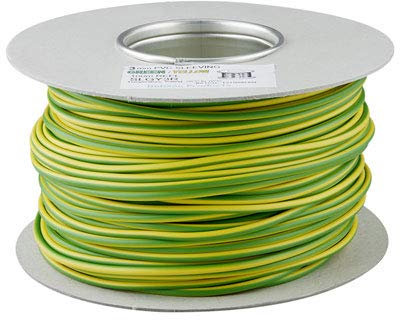 Earth Sleeving 2.0mm 100m Drum Green/Yellow Reel