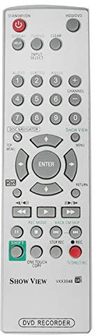 VINABTY VXX3048 Remote Control replaced fit for Pioneer DVD-Recorder DVR-433H DVR433H-S DVR433HK