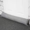Silver Grey Draught/Draft Excluder Cushion With Zipped Removable Cover