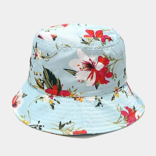Bucket Hat Hut Damen Herren Flower Bucket Hat Unisex Lovers Cap Strand Männer Frau Caps Panama Cap-5