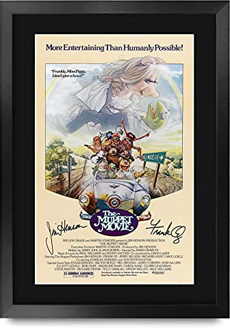 HWC Trading FR A3 The Muppet Filmgeschenke, gedrucktes Poster, signiertes Autogramm, Bild für Film-Fans – A3 gerahmt