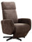 Cavadore TV-Sessel Cobra / Fernsehsessel mit Liegefunktion, Relaxfunktion / Stufenlos manuell verstellbar / Sternfuß, belastbar bis 130 kg / 71 x 110 x 82 / Lederoptik, Braun