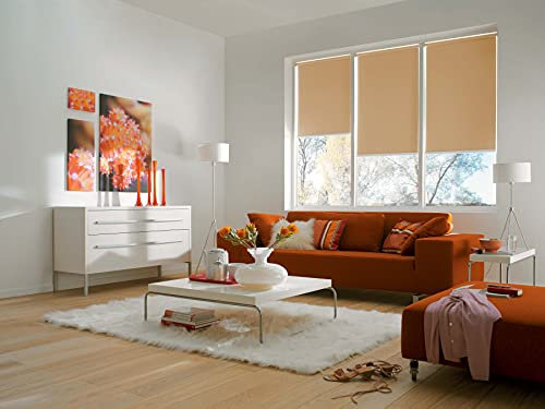 Sunlines Smart Style Elektrisches Rollo, Polyester, Sand, 180 x 180 cm