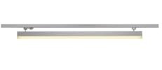 SLV 3 Phasen System Leuchte SIGHT TRACK / LED 3-Phasen-Strahler, Spot, Decken-Strahler, Decken-Leuchte, Schienensystem, Innen-Beleuchtung / 3000/4000K 37W grau