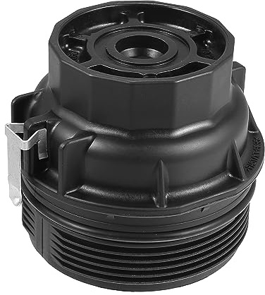 X AUTOHAUX Car Oil Filter Housing Cap Assembly Part Replace 15650-33010 for Toyota Auris Avensis Corolla IQ Urban Cruiser Yaris 2005-2018