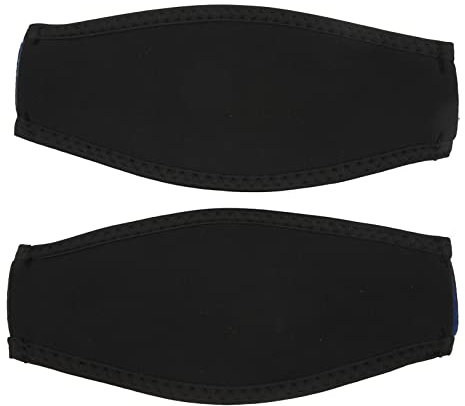 BigKing Tauchmaskenband, Haarschutz, 2 Stück, Tauchmaskenband, schwarzes Neoprenmaterial, stabilisierender Sicherheitsschutz, Tauchwickelband für Männer und Frauen