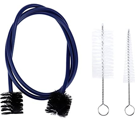 Tighall Trumpet Cleaning Brushes, Snake Brush Cleaning Kit Trumpet Mouthpiece Cleaner Valve Casing Brush Flexible Brush Musical Instrument Maintenance Care Accessory