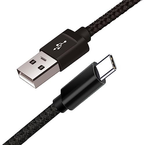 USB C Charger Cable, Type C Cable Fast Charging Cable Lead for Samsung Galaxy S21 S20 Fe Plus S22 S10 S9 S8 A12 A13 A20e A21s A32 A40 A50 A53 A52 A51 A70 A71 A72 A02s A03s A3 A5 (2 Meters)