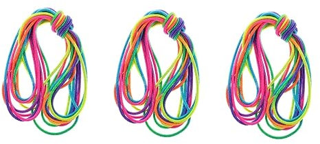 Toyvian 3pcs Chinese Jump Rope Elastic Chinese Jump Rope Elastic Jumping Bands for Boys and Girls Outdoor Game Toy Strong Bands for Active Play