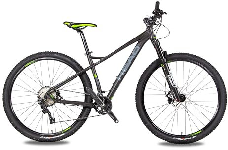 Head Unisex – Erwachsene X-Rubi 2.0 Mountainbike, matt schwarz/grün, 52