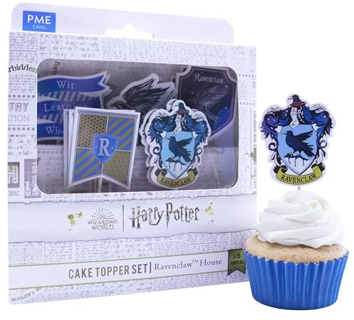 PME Harry Potter Cake Toppers, Pack of 15, Ravenclaw